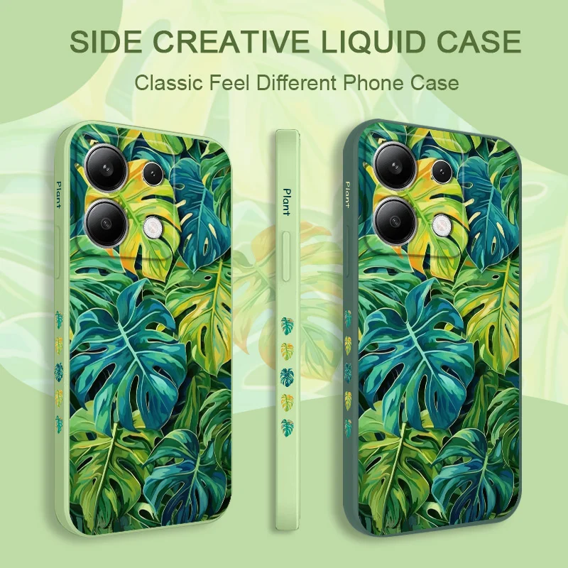Monstera Deliciosa Liquid Silicone Phone Case