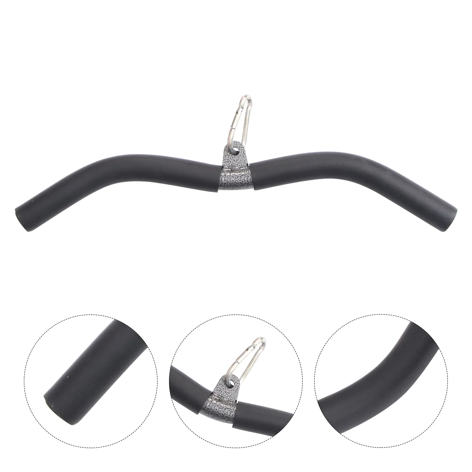 

Fitness Lower Pull Bar T-Shape Back Muscle Builder Bow Pull Bar Gym Arm Exercise Pulley Training Accessories Style Random