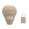 Woven Hot  Balloon Handcrafted Exquisite Details Rattan Weaving Decoration for Kids Room Party Photo Prop 4