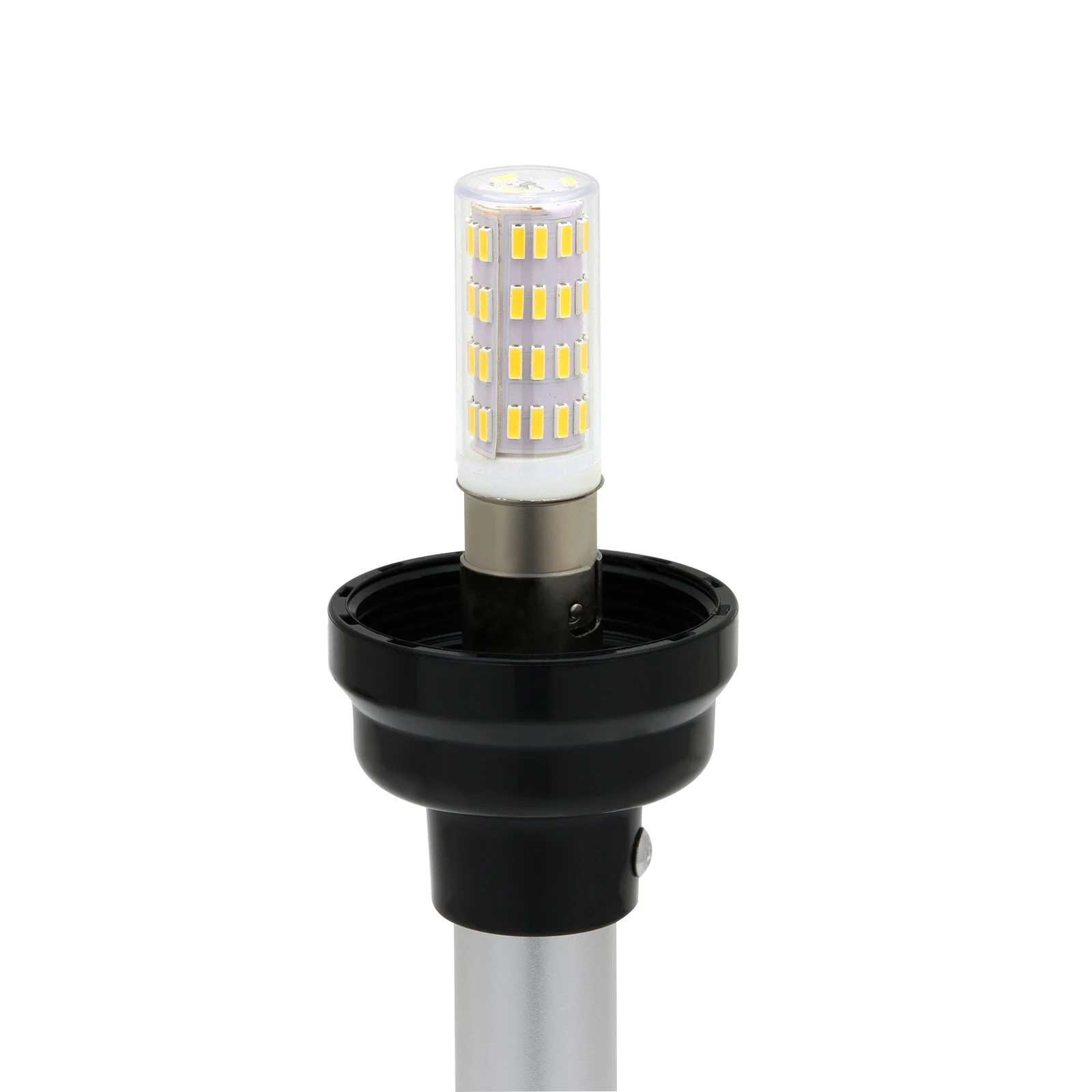 Geloo 12 Inch Fold Down Boat Navigation & Anchor Lights | 360° All-Round LED Light For Pontoon, Fishing Boat, Yacht