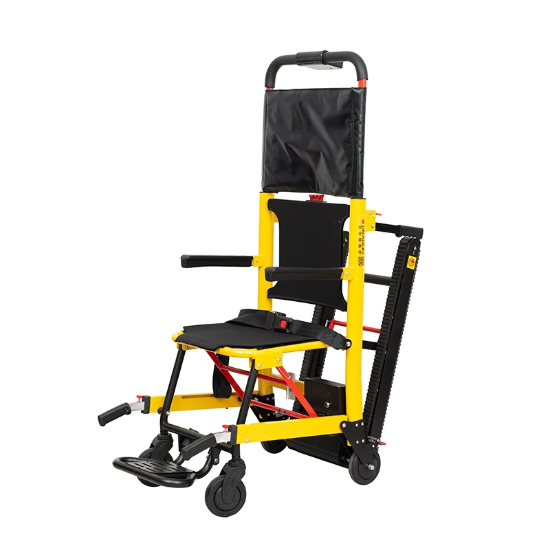 Folding Stair Lift Chair Helps Patients Move With Adjustable Speed Stair Climbing Wheelchair