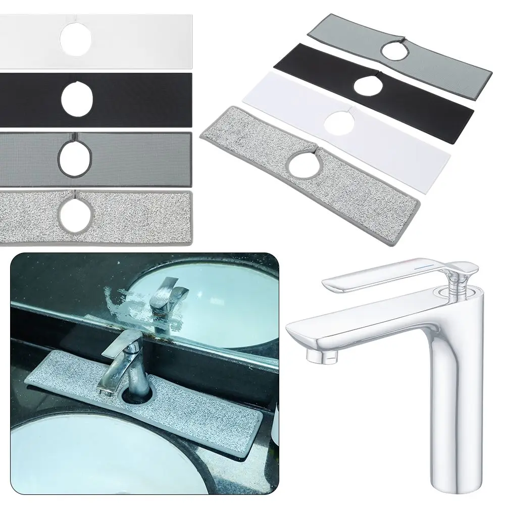 Convenient Microfiber Countertop Protector Faucet Absorbent Pad Faucet Absorbent Mat Drying Mat Sink Splash Guard