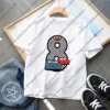 Disney Summer McQueen Cars Birthday Number 0-9 Children Clothes Kawaii Anime Cartoons Kids Boy Girl Hip Hop T Shirts Casual Top 4