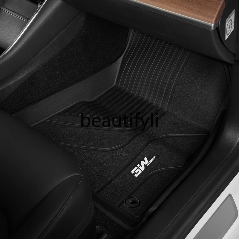 3W full TPE floor mat is suitable for the new version of Model 3 model Y S X floor mat special large set