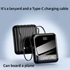 Super Fast Charging Power Bank 10000mAh Ultra-thin Large Capacity Portable with Built-in Wire Flash Charging Mobile Power Bank 4