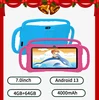 New 7.0-inch WIFI Tablet with Quad core 4GB RAM, 64GB ROM, Christmas Gift, Dual Cameras supporting Memory Card, Android 13 1