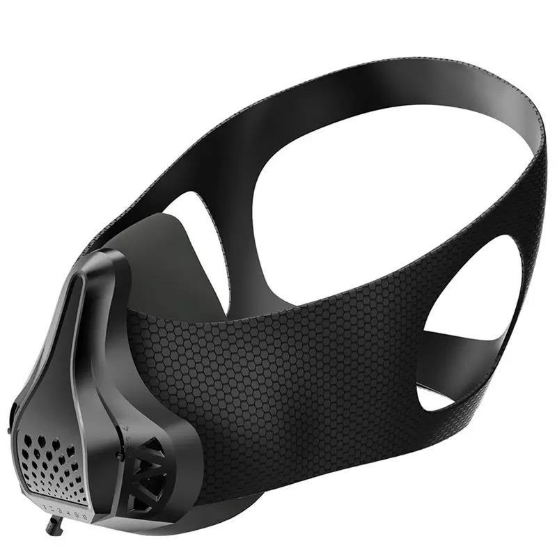 Masque Sportif Respirant Détachable Noir - Protection & Confort