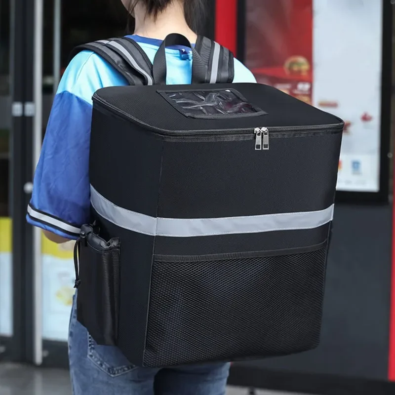 

35L Extra Large Thermal Food Bag Cooler Bag Refrigerator Box Fresh Keeping Food Delivery Backpack Insulated Cool Bag