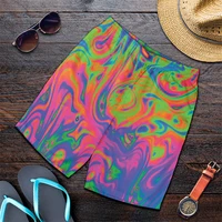 Colorful Bubbles Harajuku 3D Print Surfing Board Shorts Cool Summer Street Hip Hop Swim Trunks For Men Kids Travel Beach Shorts 1
