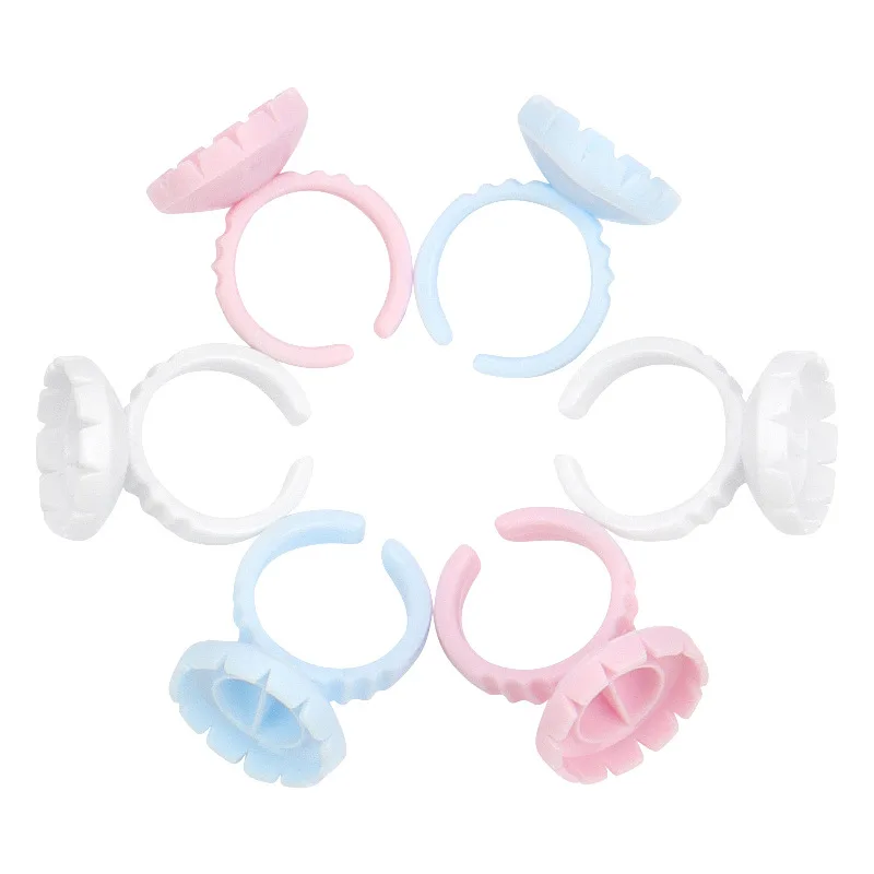 Disposable Eyelash Glue Cup Rings Holder