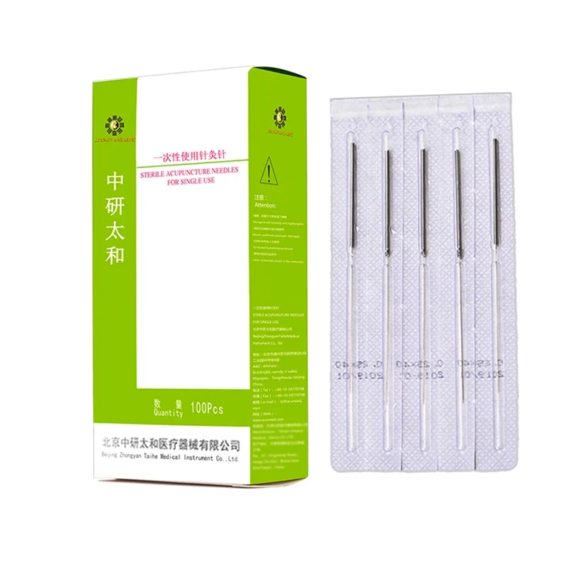 100 Pcs Acupuncture Needle ALL Size Disposable Sterile Sharp Acupuncture Beauty 1 BOX Massage Sterilze Needle disposable acupuncture needle