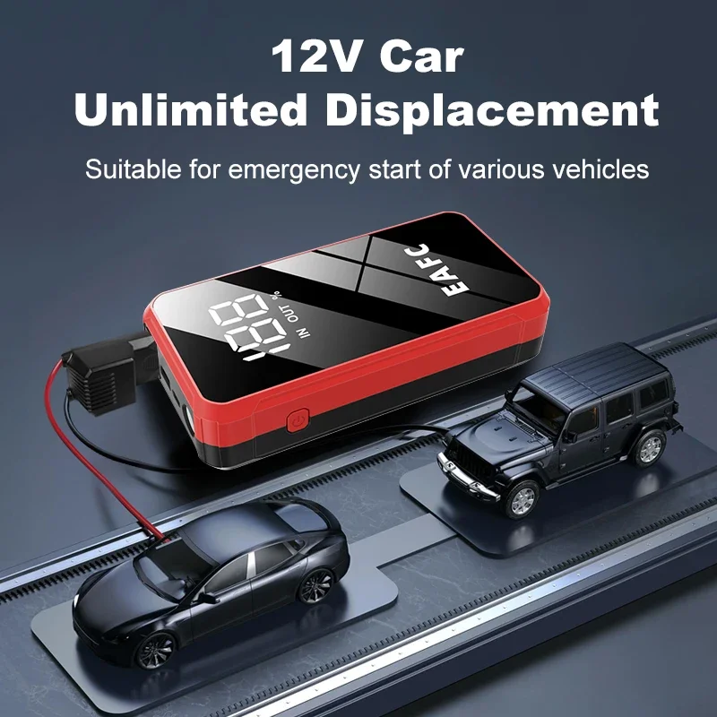 2000A/1200A Car Starting Device Battery Booster 12V Portable Car Jump Starter PowerBank For Charger Booster