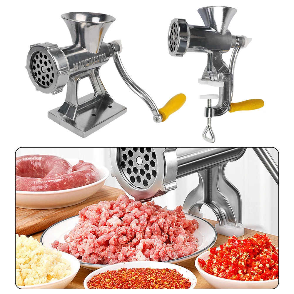 Stainless Steel Food Processor Handheld Manual Meat Grinder