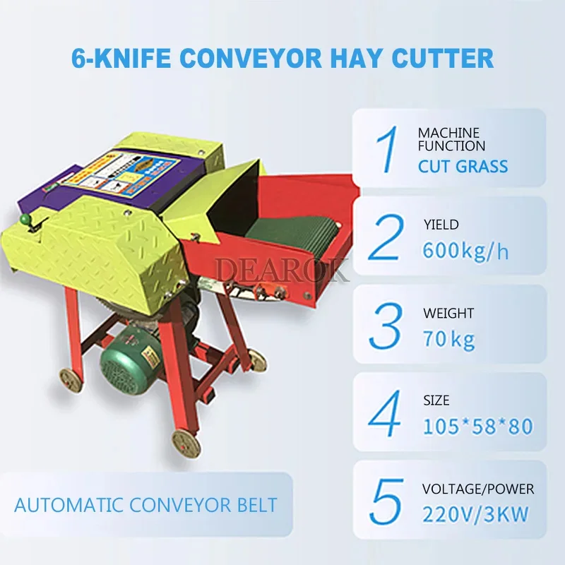 Grass shredder Corn straw crusher For agriculture Grass Cutter Grinder Rubbing Machine Dedicated for Breeding