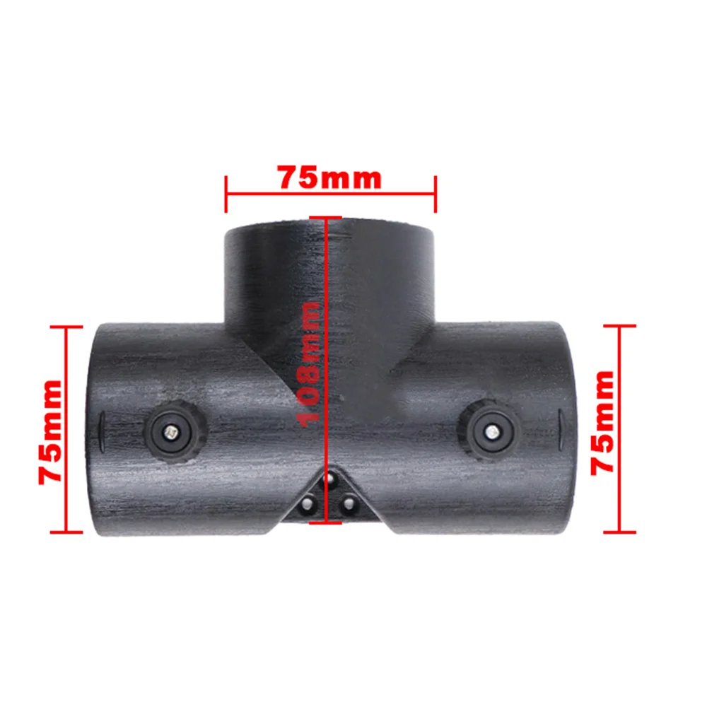 75mm Car Air Vent Outlet T Piece Heater Ducting Exhaust Pipe Connector For Webasto Or For Eberspaecher Heater Accessories