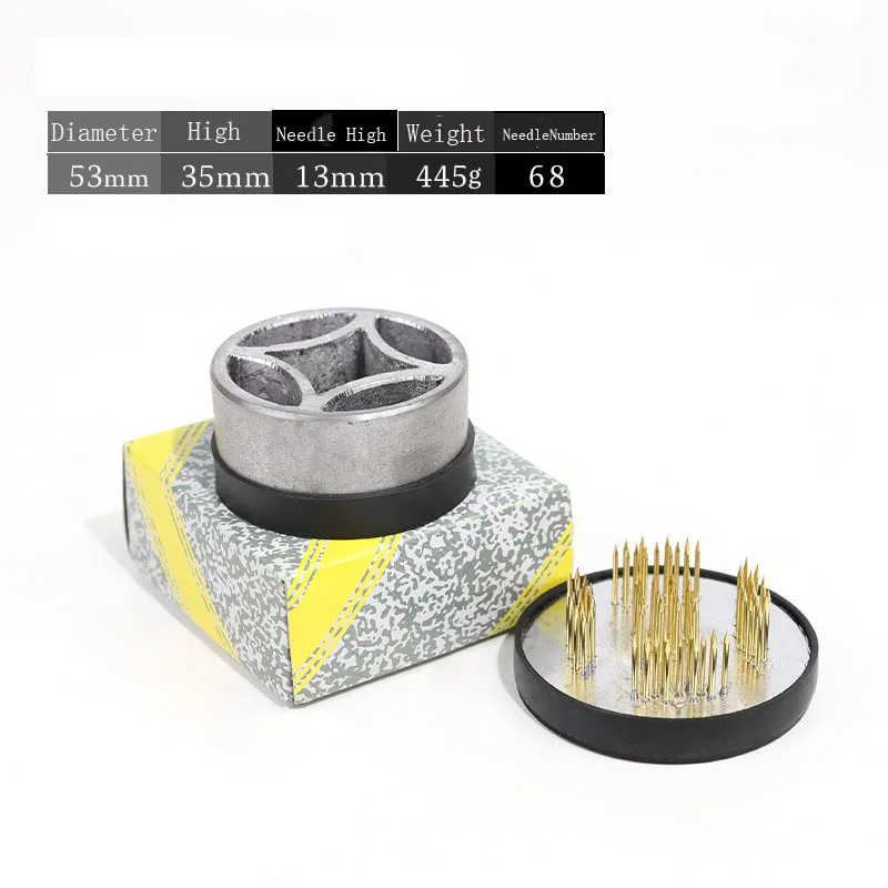 Kenzan Tondo 60mm Per Ikebana – Base Portafiori In Metallo, Resistente E Anti-graffio Per Composizioni Floreali Giapponesi