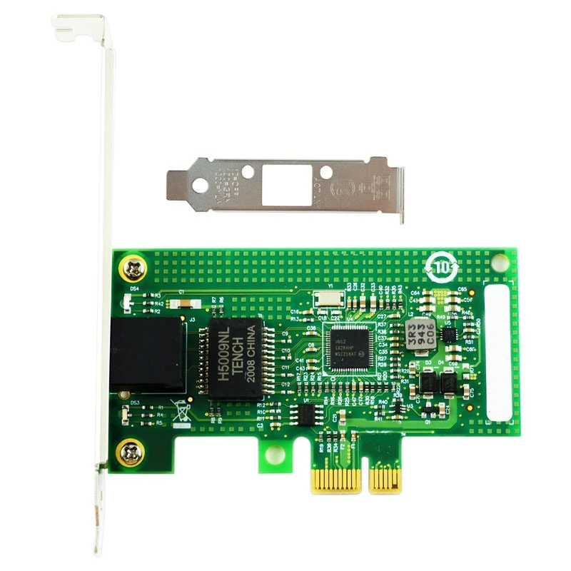 

Spare Parts I210-T1 PCI-Ex1 Gigabit Single Port Server Network Card I210AT Chip Wired Desktop Network Card