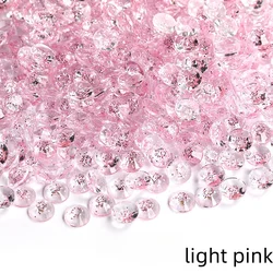 Sparkling Starry Glitter Rhinestones for DIY Nail Art and Dress Embellishments (3 - 6mm) (Pink)