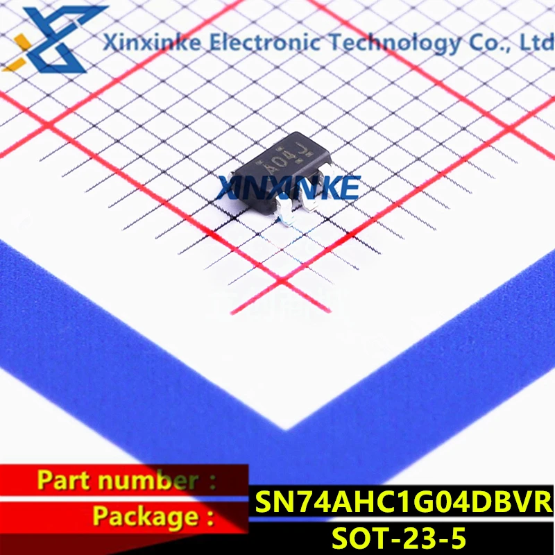 

SN74AHC1G04DBVR Mark:A04* A04J SOT-23-5 Inverters Single Logic ICs One-way Reverser Gate Brand New Original