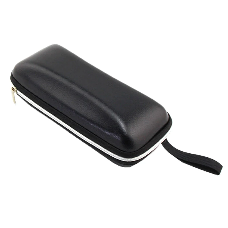 Tragbare Reiß verschluss Sonnenbrille Fall Box Unisex Vintage schwarz Harts chale Brillen schutz Brillen Zubehör – Detail 7