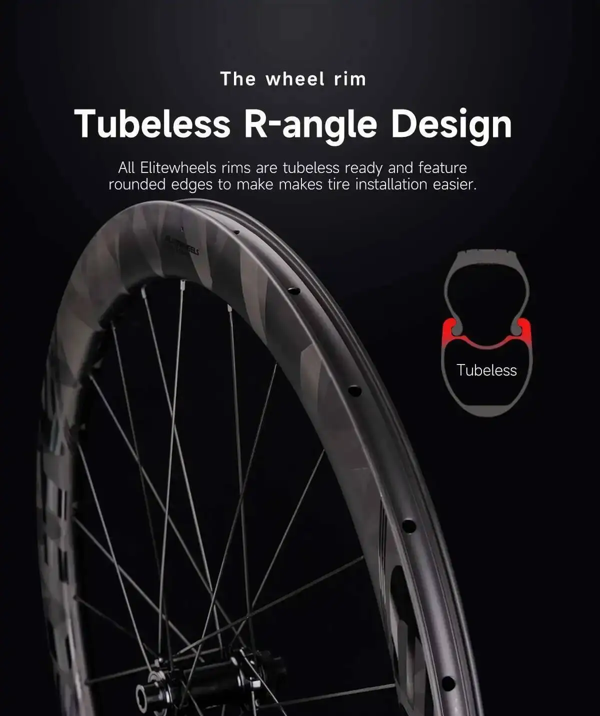 ELITEWHEELS ENT X WEAVE カーボンホイール ELITEWHEELS ENT X WEAVE Карбоновые колеса для шоссейных