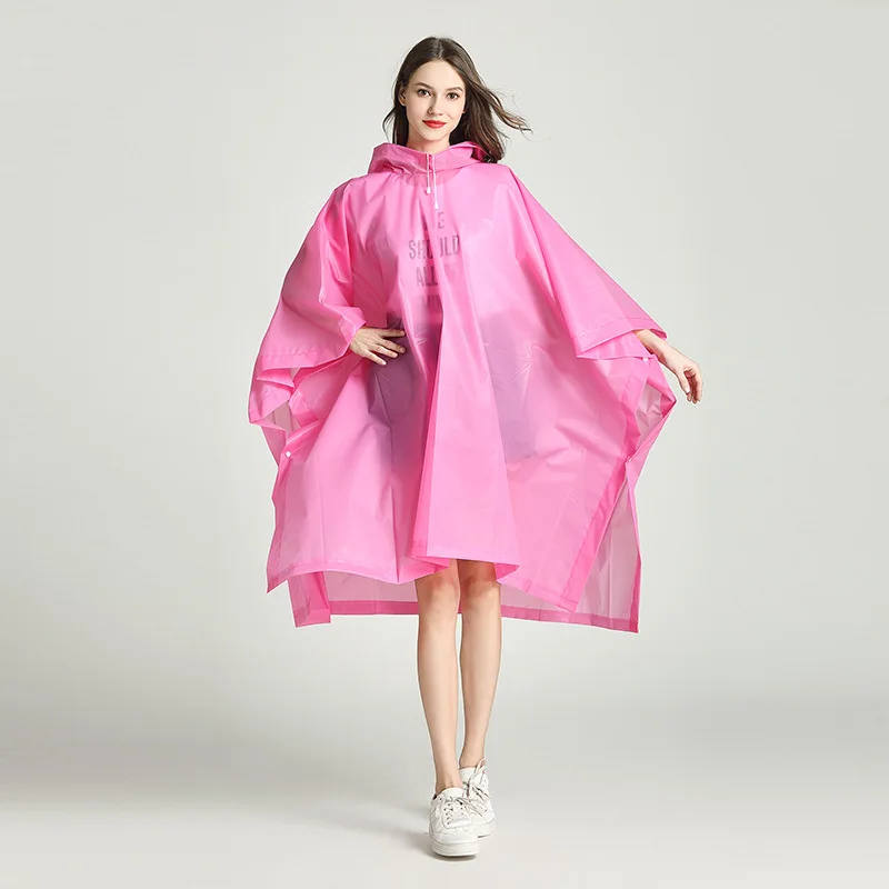 Transparent Windproof Bicycle Motorcycle Raincoat Poncho for Man Woman raincoat poncho