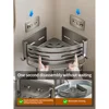 No Need to drill Wall Installation Aluminum Bathroom Shelf Shelves Shampoo Rack Storage Holder Kitchen Organizer Wall Rack 2
