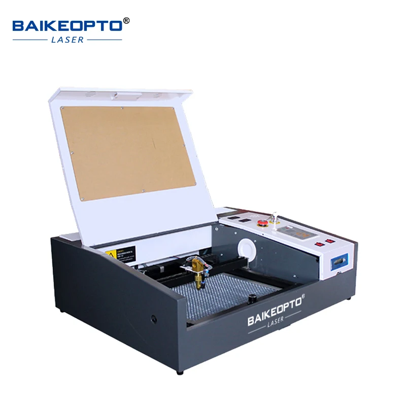 Portable 4040 CO2 Laser Cutting Engraving Machine 50W Wood Paper Leather Cutter 2