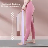 Silicone Resistance Bands with 4 Resistance Levels Exercise Workout Loop Bands Workout Stretch Bands for Home Gym Yoga - Image 6