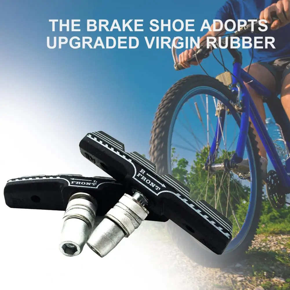 BicycleBrakes2PcsUniversalMTBBikeBicycleFrontRearRubberV