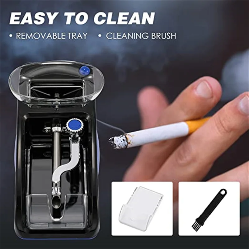 Description Picture 3 of item110V/230V Electric Automatic Cigarette Rolling Machine Cigar Roller Smoking Tool EU US Plug Injector Maker Cigarette Accessories