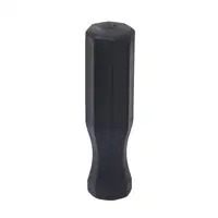 2pcs Black Table Soccer Part Kids Football Fussball Foosball Handle Grips Rubber Replacment 1