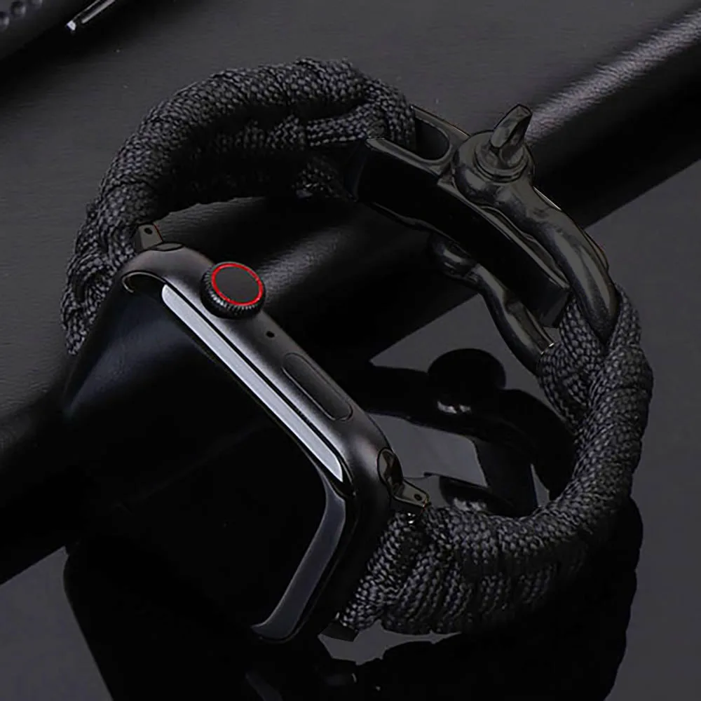 سوار البقاء على قيد الحياة والعتاد لساعة أبل ، حزا...