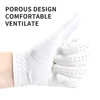 Golf gloves white anti slip and wear-resistant PU outdoor sports competition professional golf accessories gloves left hand 2133 4