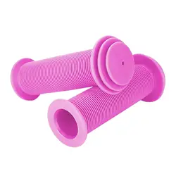 Set of 2 Premium Rubber Bicycle Handle Grips (Pink)
