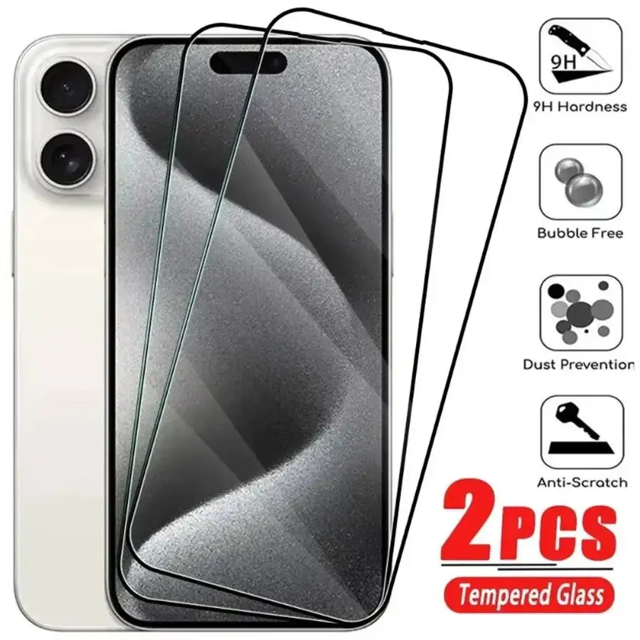 1-2PCS Tempered Glass For Samsung S25 S24 Ultra S23 S22 S21 FE A35 A33 A26 A25 A16 A15 A14 A13 A56 A55 5G A54 A53 A52 A06 A05 1