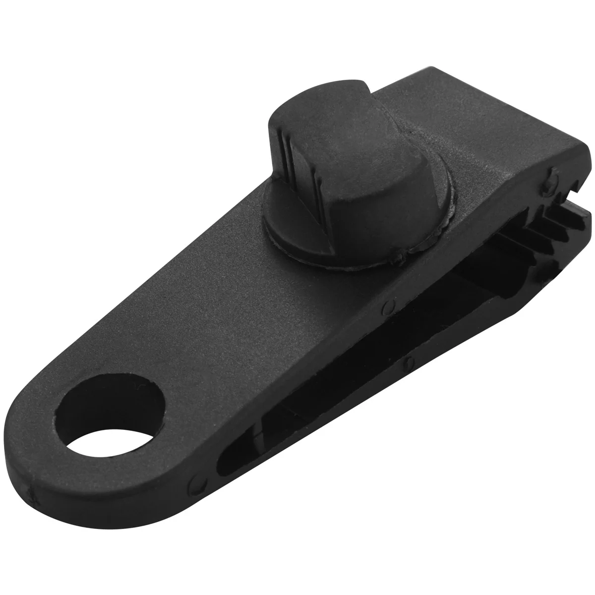 BAAU 24Pcs Tarp Clips-Heavy Duty Windproof Awning Clamp Grip -Tent Clips Accessory for Camping, Garden Shade Cloth, Black