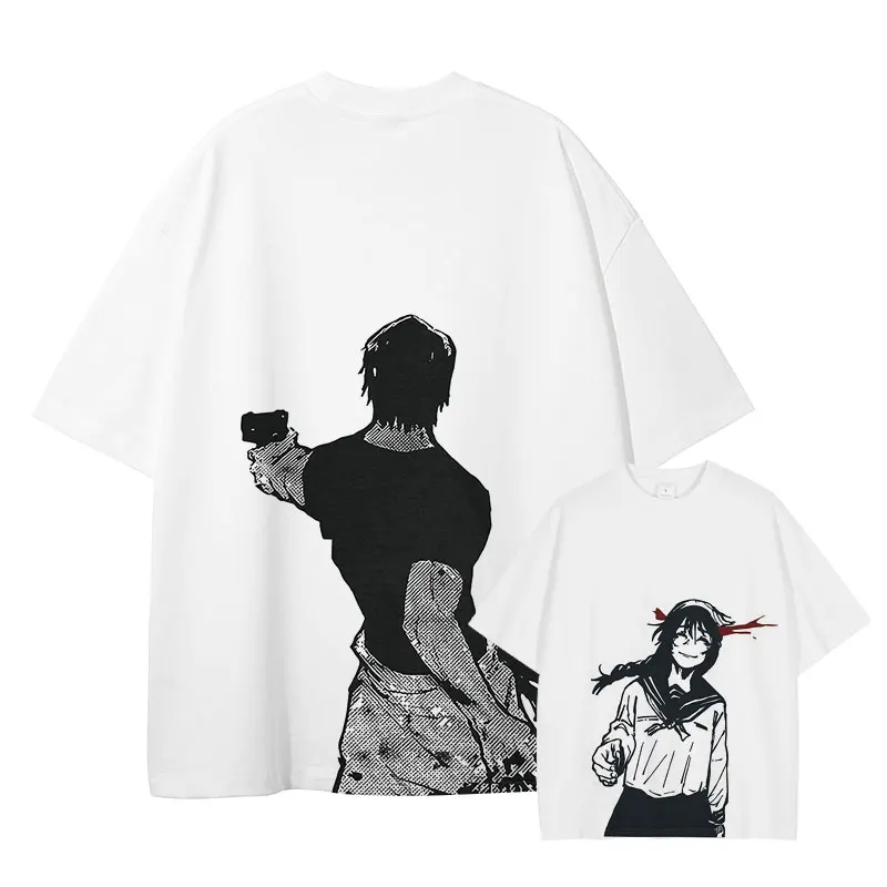 Vintage Washed Jujutsu Kaisen Oversized Anime T-Shirt