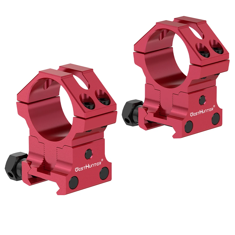 Rifle Scope Mount Rings WESTHUNTER Adjustable Profile Picatinny 1''/30mm Center Height 32 To 38mm Adjust Optical Sights 20mm Rail Mount rifle scope mount ring rifle scope mount picatinny rail accessories scope mount adapter rail adapter