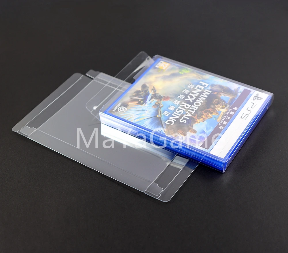 Clear Transparent Box For Blu-ray BD movie For PS4 For PS5 Collection  Display Storage Cover Case PET Protector