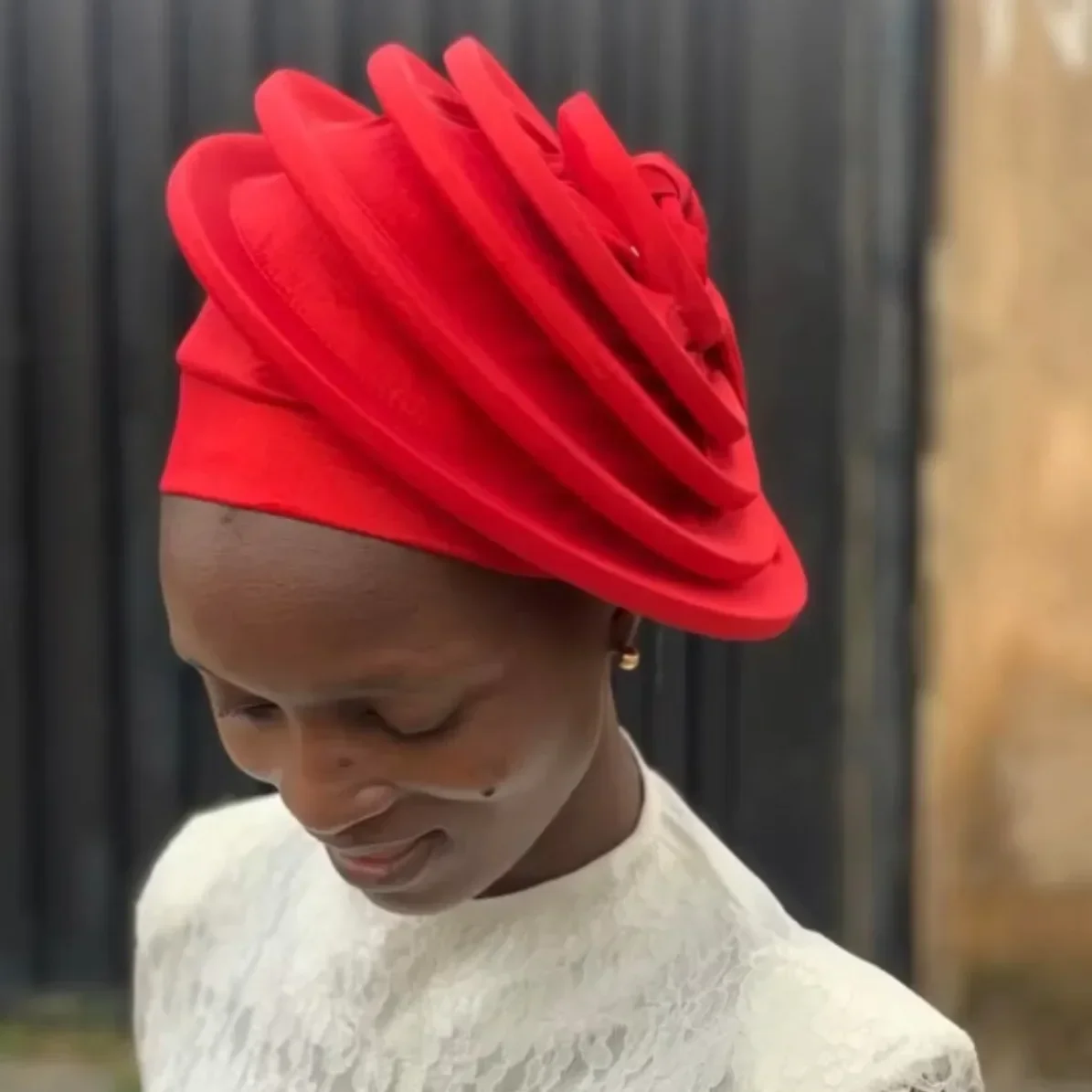 Spiral Beret African Head Wraps Female Turban Headpiece Gele Headties Cap Hat For Women