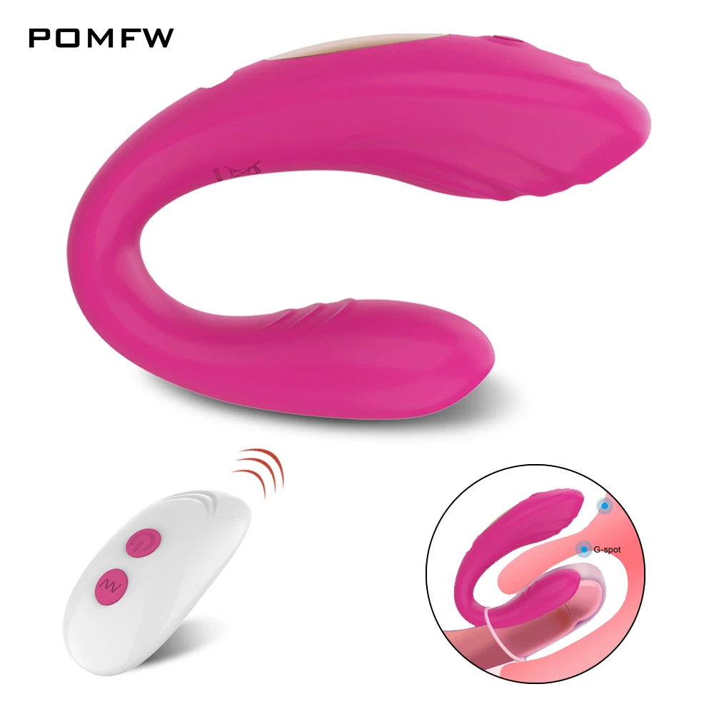 Erotische Drahtlose Wir Teilen Vibe Fernbedienung U Form Dildo Vibrator G-punkt Klitoris Stimulator Paare Erwachsene Sex Spielzeug für frau 1