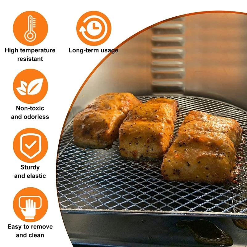 Set of 3 Air Fryer Rack Dehydrator Stand Metal Toast Holder Air Fryer Accessories for PowerXL Air FryerPro/Caynel 2