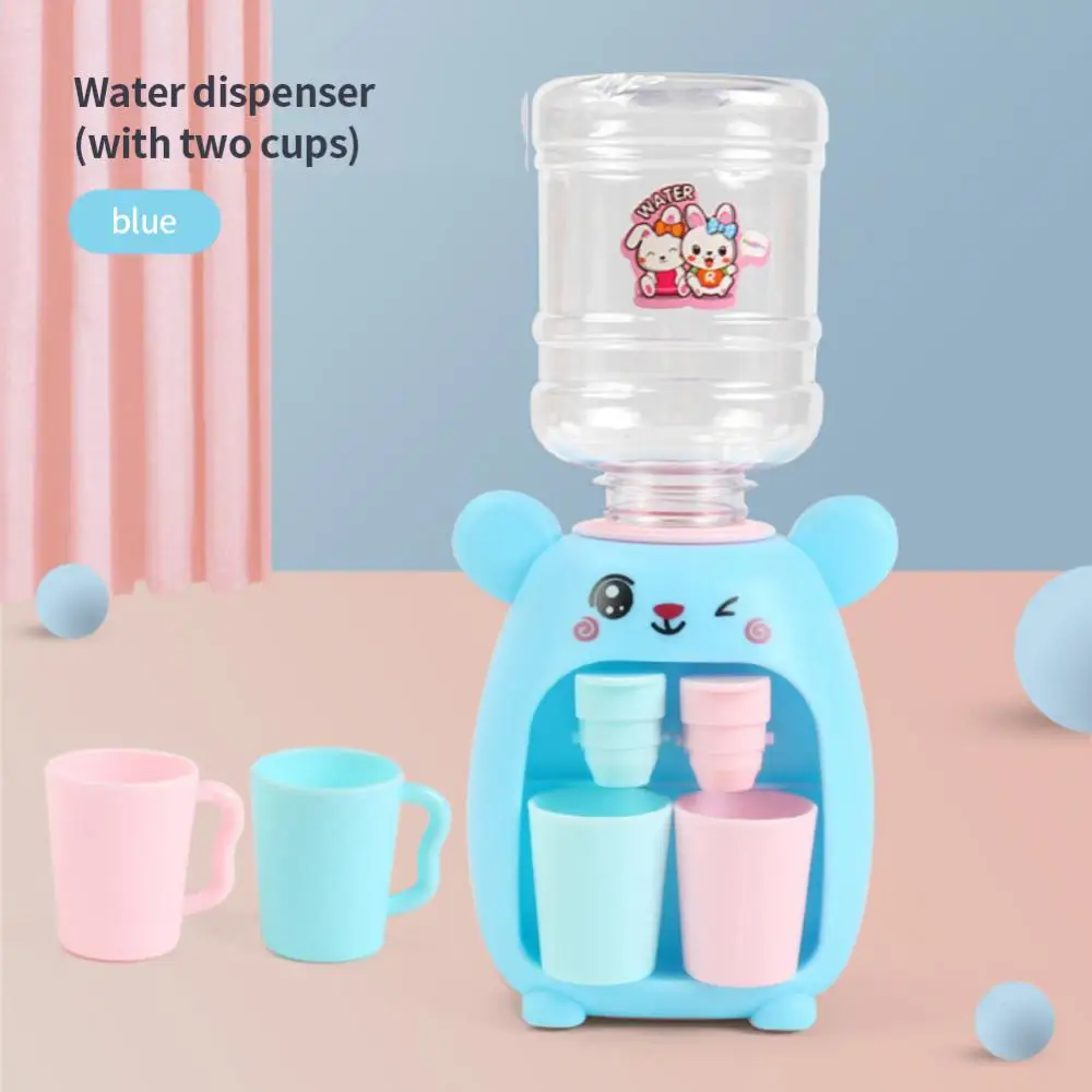 1PCS Mini Water Dispenser Baby Toy Drinking Water Hand Press Bottle Pump Cooler Lifelike Cute Children Cosplsy Props Home