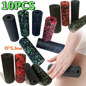 1-10pcs Mini Foam Roller Massage Column Heavy Duty Exercise Roller Muscle Roller EPP Hollow Massage Roller for Bodybuilding