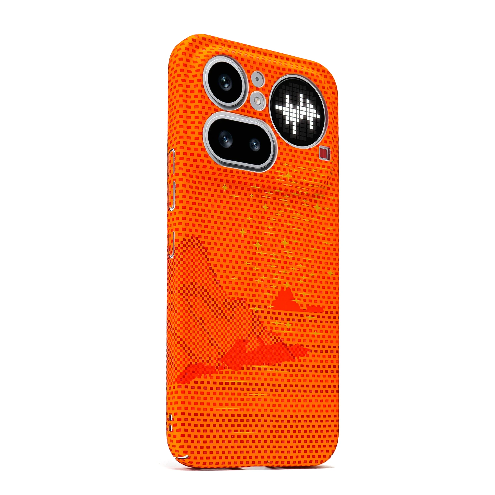 Enhanced Carbon Fiber Pattern Magnetic Slim Protective Case - Hard PC Shell