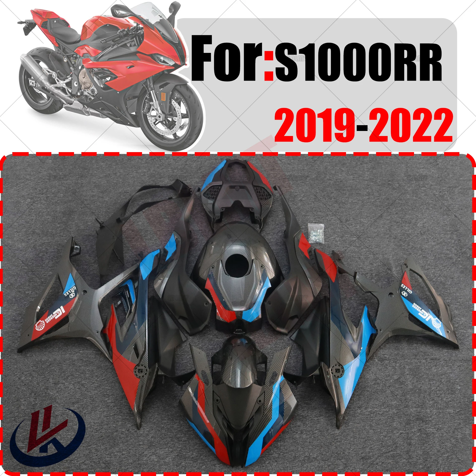 

Для BMW S 1000RR S1000 RR S1000rr 2019 2020 2021 2022 мотоциклетные Обтекатели литьевая форма окрашенные ABS пластиковые комплекты кузова