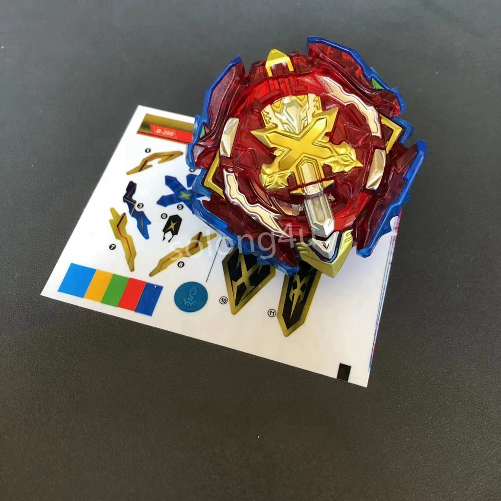 Single Flame Solong4u Spinning Tops BU B-200 Xiphoid Xcalibur Xanthus Sword spinning top toy beyblade toys battle top toy battle tops