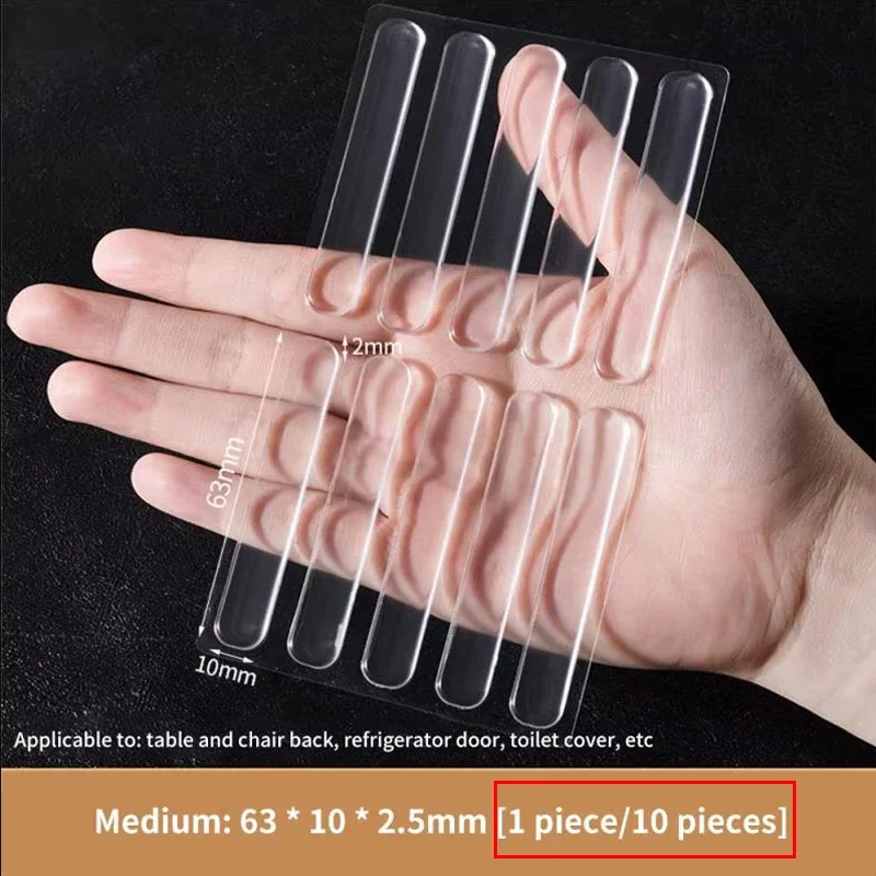 Door Stopper Silicone Door Stopper Door Stopper Bumpers Floor Door Stop Impact Baby Handle Transparent Home Safety Supplies Wall Doorstop