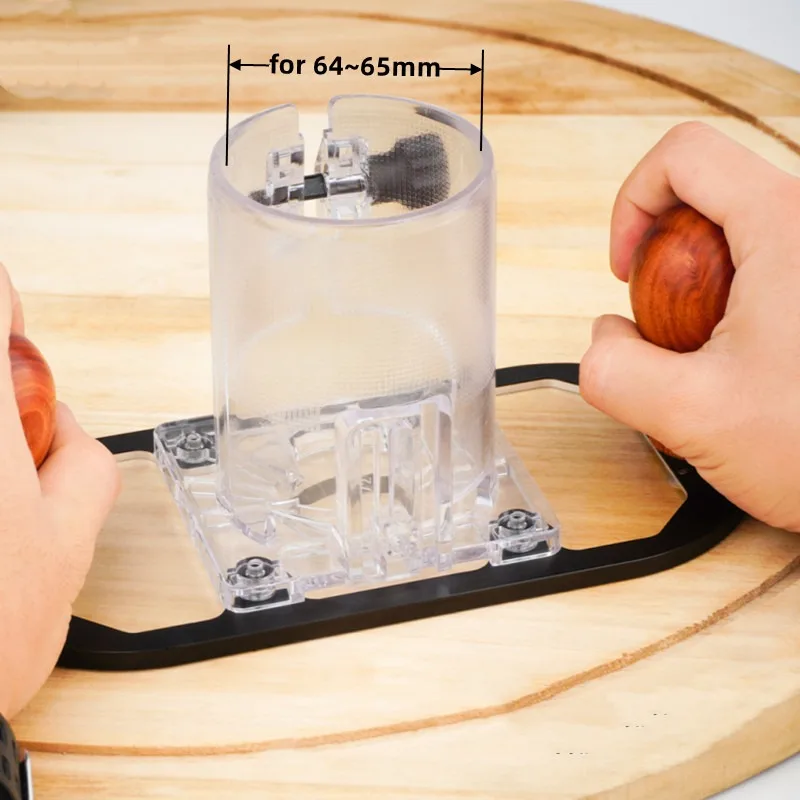 슬롯팅 목재 트리밍 기계 베이스 플레이트, 목공 라우터 하단 베이스, 마키타 보쉬 밀링 트리머 목공 액세서리